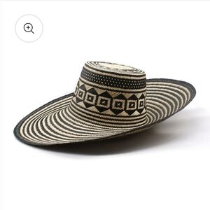 Patterned Women's Straw Hat
